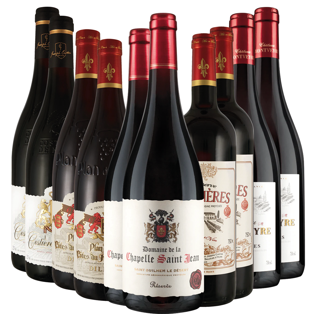 Nejlepší červená vína z jižní Francie od Josepha Castana