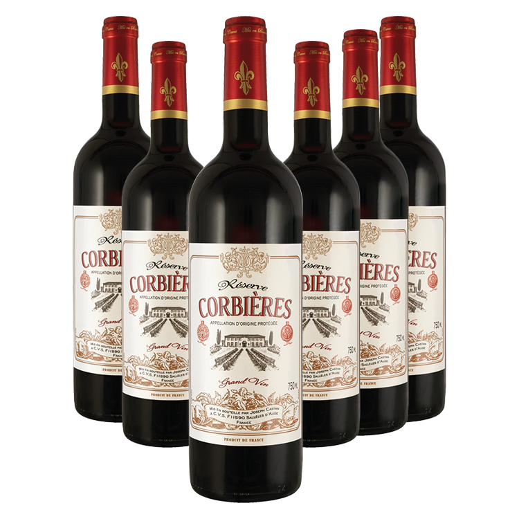 Cenový balíček Corbières Grand Vin Rouge Réserve