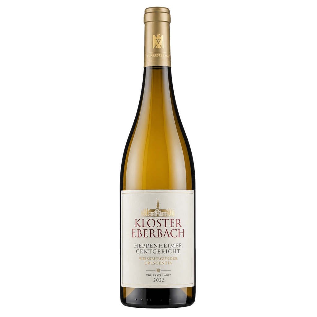 Kloster Eberbach - Heppenheimer Centgericht Weißburgunder Crescentia VDP. Erste Lage 2023