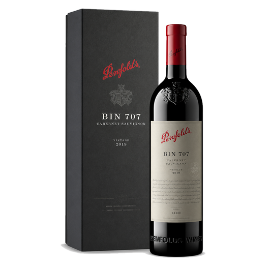 Penfolds - Bin 707 Cabernet Sauvignon 2019 in Geschenkkarton